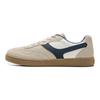 Li Ning Yunchuan Abrasion Resistant, Lightweight, Balanced Low top German Army Trainers Men's Beige Blue White AGCV099-4