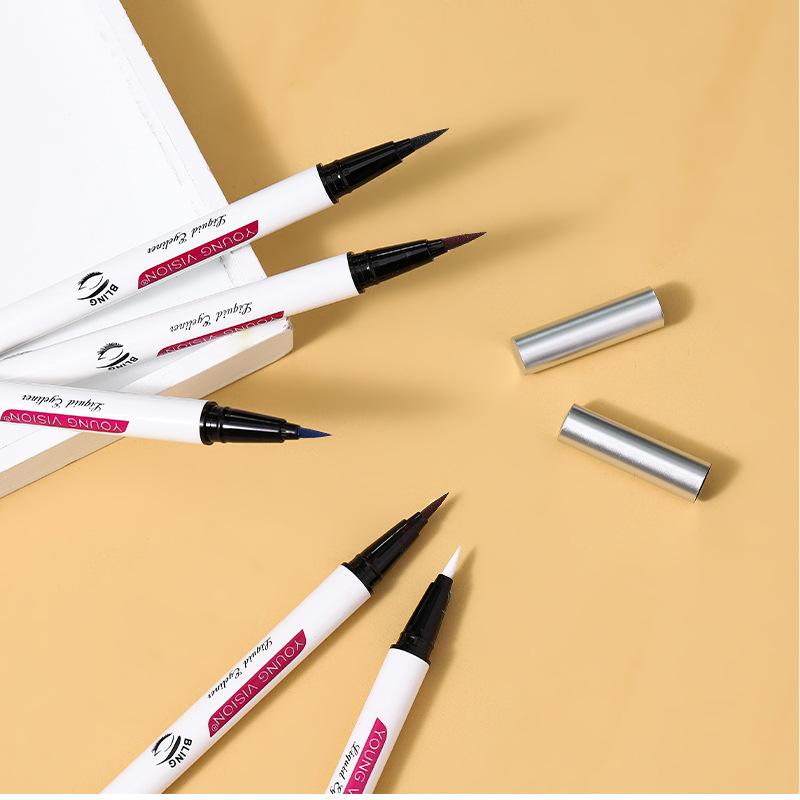 YOUNG VISION 5 Colour Set Square Water Smudge-proof Sponge Tip Eyeliner One Shot Eyeliner