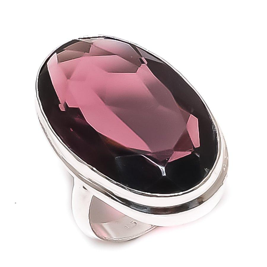 Amethyst Gemstone 925 Sterling Silver Jewelry Ring Size 6