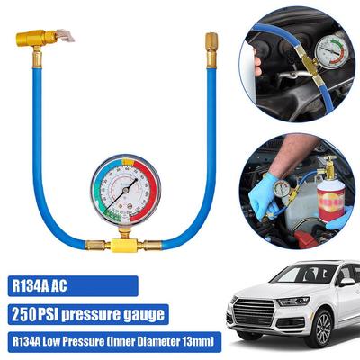 R134A Refrigerator Freons Recharge Kit R134A Car AC Refrigerant Charge Hose Kit Air Conditioner Refill Tools For Auto & Home