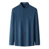 MONTAGUT Men's 10% Merino Wool Warm Soft Long-Sleeve Shirt