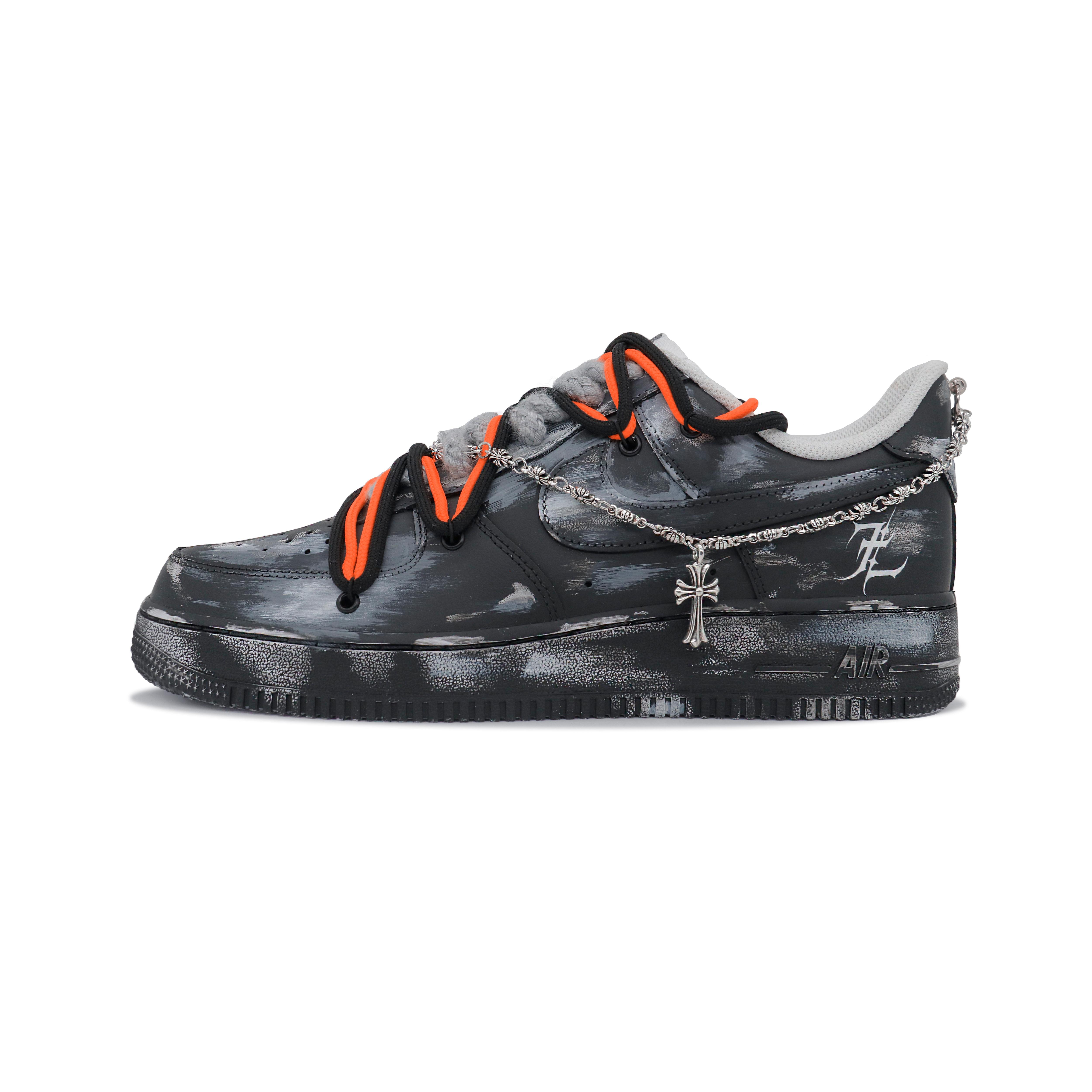 

Nike Air Force 1 Starlight Виробництво, Темний Кошмар, Зносостійка Яловича Шкіра Винтажний Баланс Низькі CW2288-111(Команда324-) 43