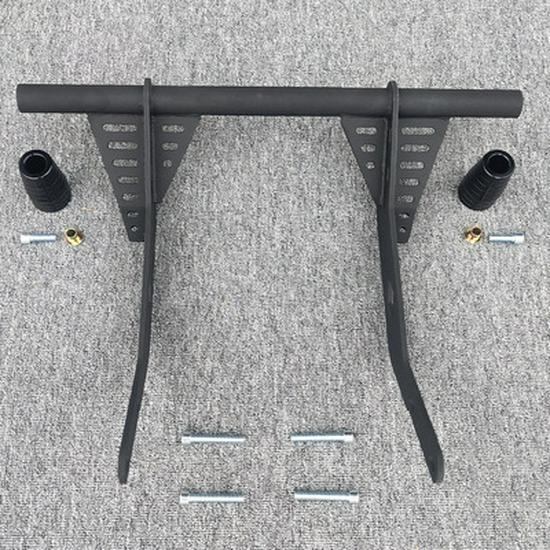 Qianjiang Flash 350 Motorcycle Bumper Canvas Side Bag & Rear Rack