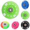Flashing Light Kid Car Toy Wheel Colorful Options 24mm Thickness 80mm Diameter