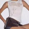 Paloma Wool Spain 24 New Retro Digital Jacquard Perspective Flower T-shirt Sleeveless Vest Women Summer