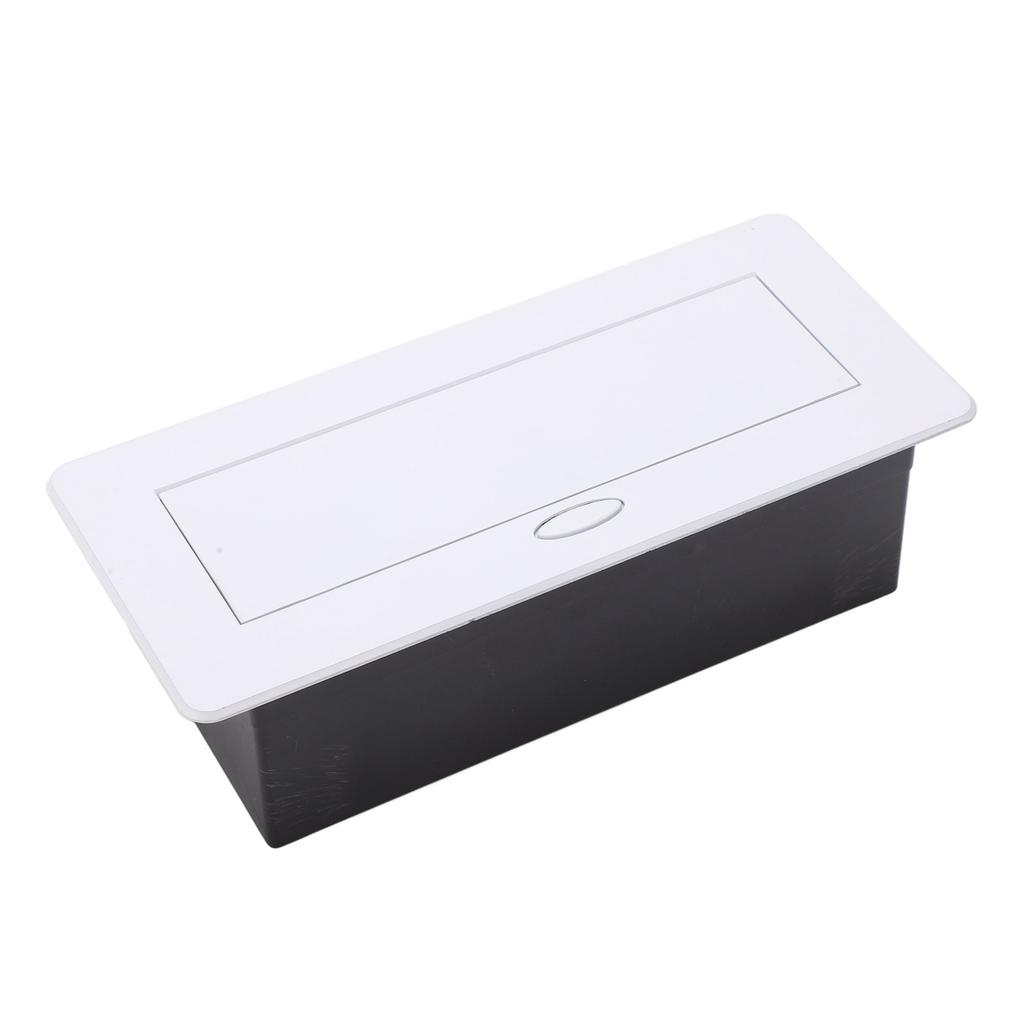 Power Socket Recessed Bounce Design Power Strip Embedded Desktop Outlet for Office School