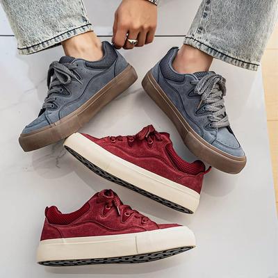 Sub New Bread Shoes Tide Skateboard Shoes Niche Design Hong Kong Style Angola Red