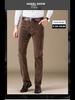 2025 Men's Corduroy Pants: Straight, Loose Fit, Thick and Warm for Spring, Autumn, and Winter.