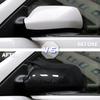 For Mazda 2 3 6 2003 2004 2005 2006-2008 ABS Car Rearview Side Mirror Cover Wing Cap Exterior Door Housing Trim Adhesive Sticker