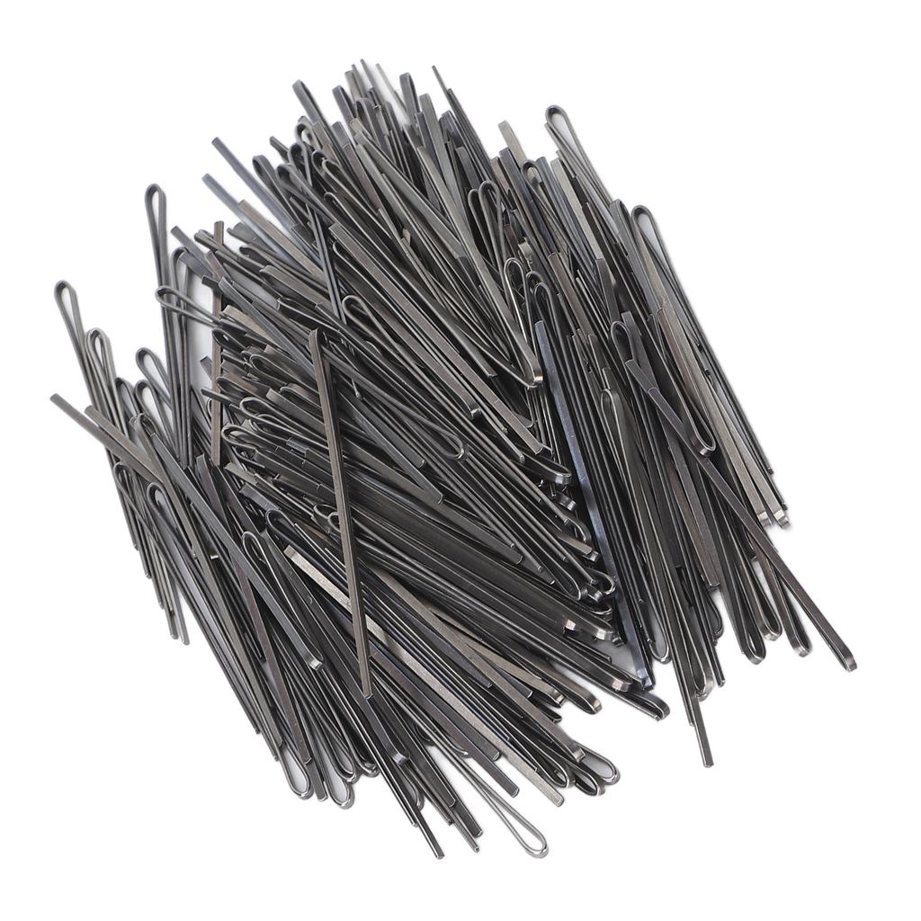 Haarnadeln Legierung Wiederverwendbar Rutschfest Tragbar Schwarz Frauen Mädchen Flache Haarspangen zum Stylen Make-up