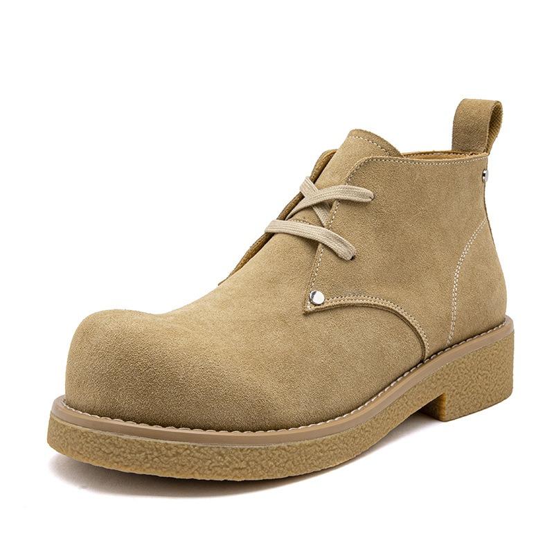 Martin boots men's autumn and winter new high-top rhubarb boots men's retro trend versatile outdoor tooling boots