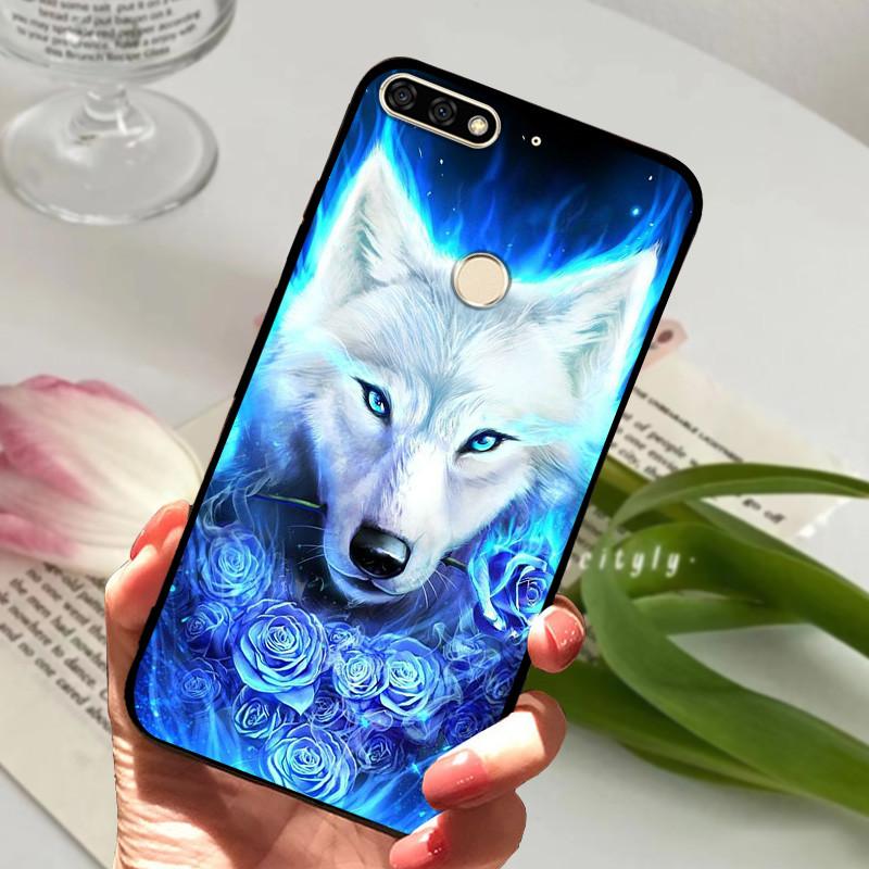 For Huawei Honor 7C Pro Case LND-L29 Silicone Shockproof Soft TPU Phone Cover For Huawei Honor 7C 5.99" Funda Honor7CPro Cartoon