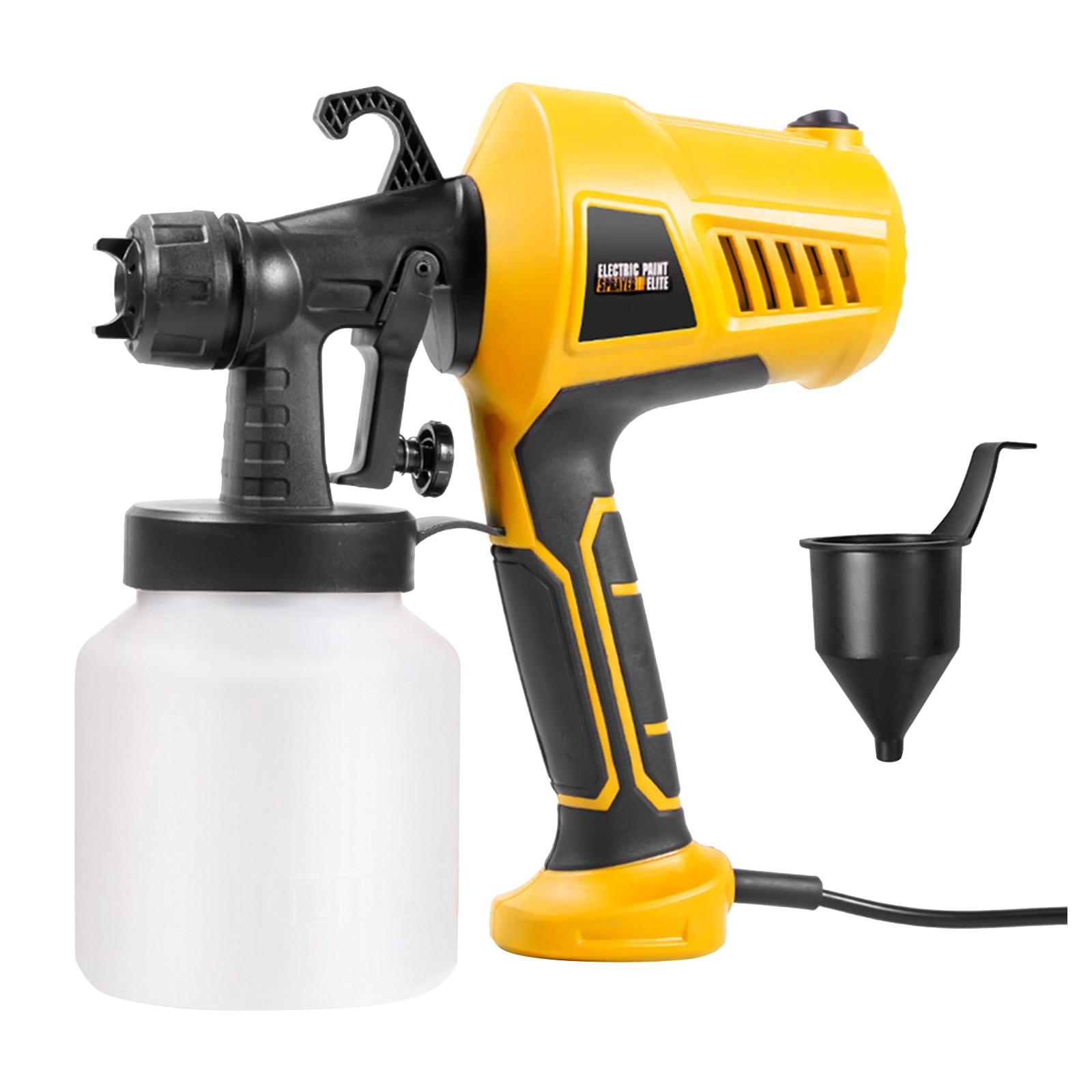 

00W Electric Paint Sprayer Airless House Fence Room Car Painting Spray 800ml One Size жовтий