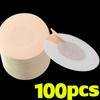 10-200 pezzi Adesivi Copricapezzoli Nastro Solleva Seno per Donna Pasties Invisibili Autoadesivi Imbottiture per Reggiseno Usa e Getta Patch per Petto