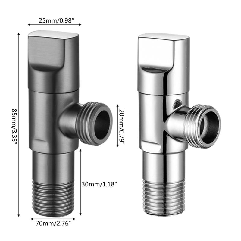 Multi purpose Shut Off Solution Convenient 1/2 Turn Angle Stop Water Control Device Perfect for Various Applications