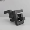 Black Geometric Metal Statue Abstract Artwork Desk Decoration Ornaments Modern Geometric Sculpture Room Aesthetics Decor