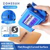 ZONESUN ZS-DC1 Přenosný inkoustový kodér 12,7mm Ruční tiskárna pro zakřivené ploché drsné povrchy Logo QR kód Plastový karton Kov