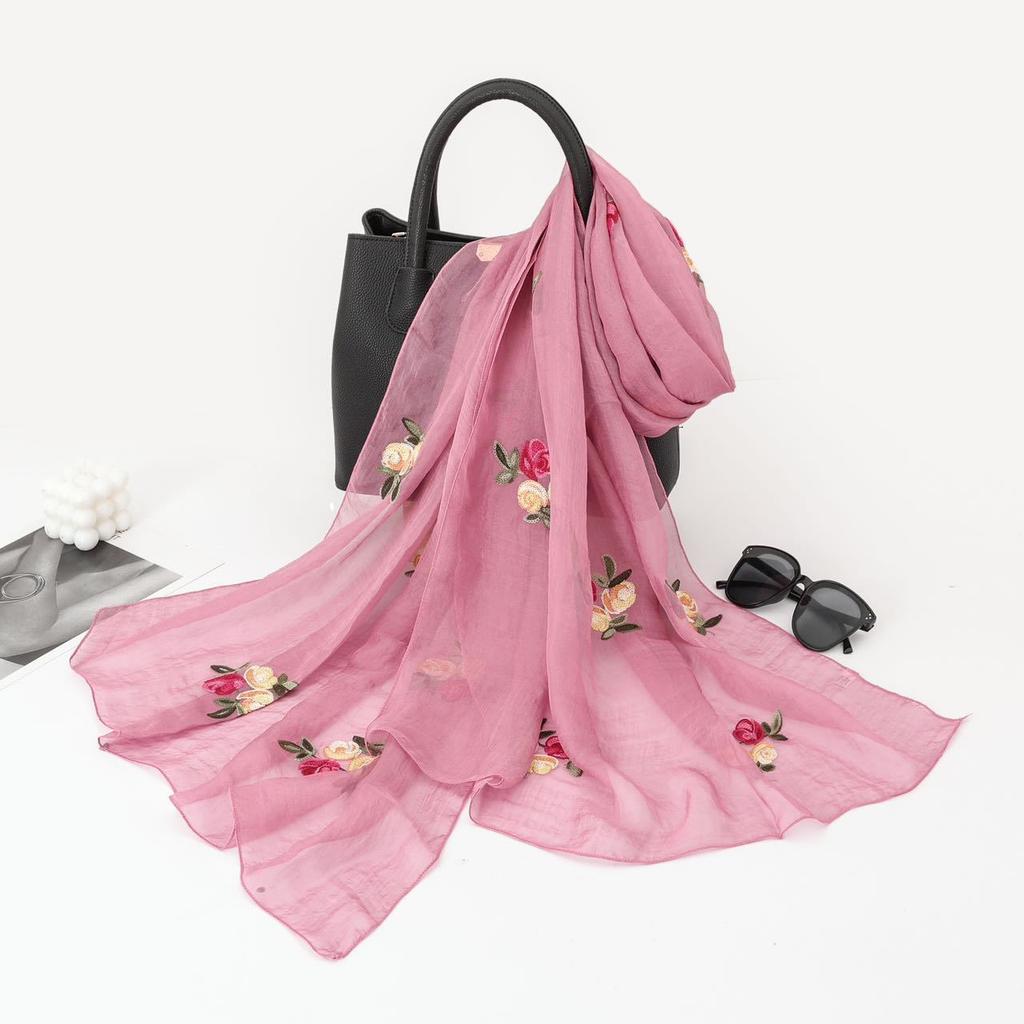 Ethnic Style Scarf for Women Fashion Yunnan Travel Outfit Summer Embroidery Embroidery Exterior