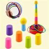 Fun Learning Tower - Interactive Parent Child Puzzle Games, Indoor/Outdoor Ring Throwing Games, Children'S Cognitive Development