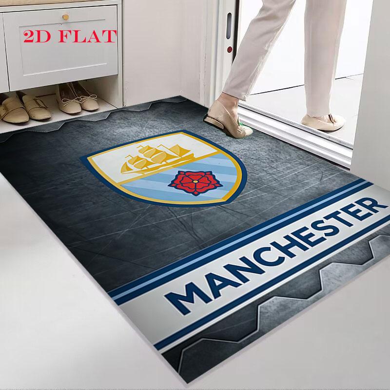 Shiny MCFC Cards Carpet Rug for Living Room Bedroom Home Sofa Decoration,Kids play Nonslip Floor Mat