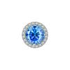 1 Carat Moissanite Halo Stud Earrings for Women Engagement Wedding Daily Work Party Travel Luxurious Gift 925 Sterling Silver