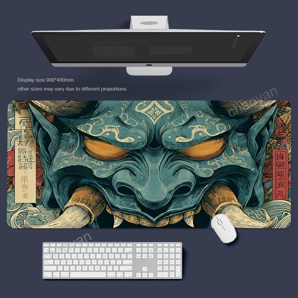 Greative face Mouse Pad Large Computer Office Game Table Mats XXL Rubber Antislip Gaming Keyboard Mousepads Long Desk Pads