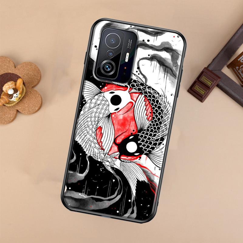 Koi Fish Yin Yang Case For Xiaomi POCO X7 X6 X5 X3 Pro F3 F5 F6 M6 Pro 13 14 Ultra 11T 12T 13T 14T Pro Cover