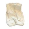 French Elegance Women's V-Neck Vest: 2025 Spring/Autumn Loose Tank for Sophisticated Style
