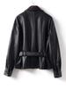 Spring & Autumn Women's Short Leather Jacket – Stylish Motorcycle Outerwear