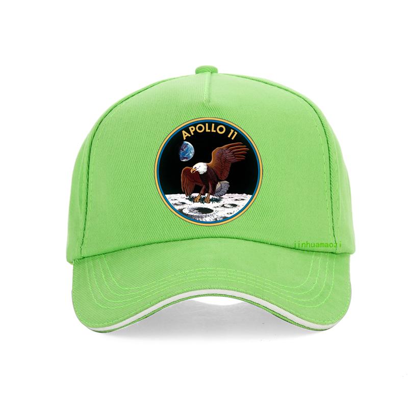 Usa Apollo 11 50Th Anniversary Moon Landing Print Baseball Cap Unisex Cool Summer Adjustable Dad Hat Snapback Hats