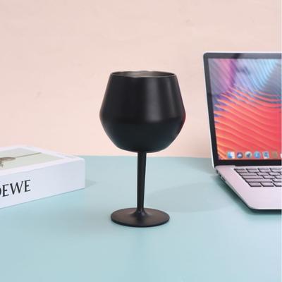 Elegant Detachable Stainless Steel Red Wine Cup Gradient Color Drop-resistant Champagne Cup Durable Insulated Thermal Cup Dinner