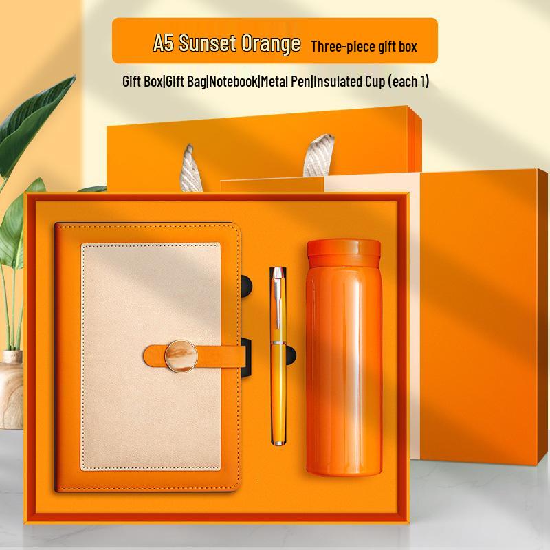 Custom High-End A5 Business Diary & Stationery Gift Set with Logo