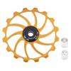 MEIJUN 16T Bicycle Rear Derailleur MTB Road Bikes Ceramic Bearing Pulley Guide Wheel PartsGold