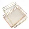 Nordic Simplicity Style Metal Iron Storage Basket Combination Holder