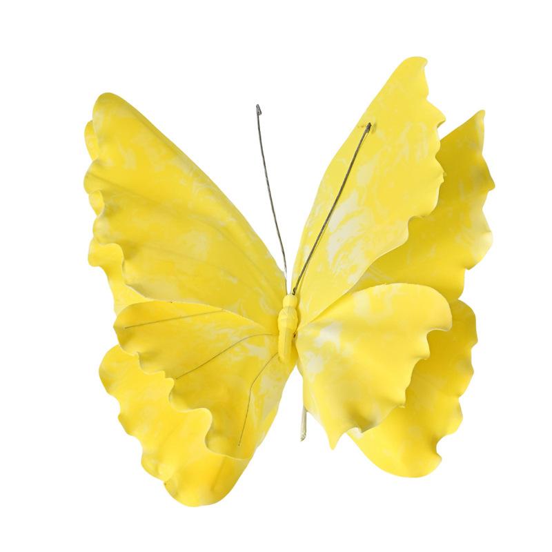 

Simulated PE Butterfly Decoration Pendant for Indoor and Outdoor Use for Wedding and Home Party Ambiance Enhancement жовтий
