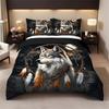 [Elegant Bedding Set] 3D Handsome and Elegant 2pcs/3pcs Duvet Cover Set, 1 Duvet Cover + 1pc/2pcs Pillowcase, Without Core