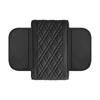 Universal Car Armrest Box Pad Leather Elastic Sponge Height Pad with Side Storage Bag Center Armrest Protective Cushion Support