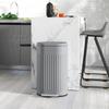 30L Metal Kitchen Bin, with Soft-Close Lid - Grey