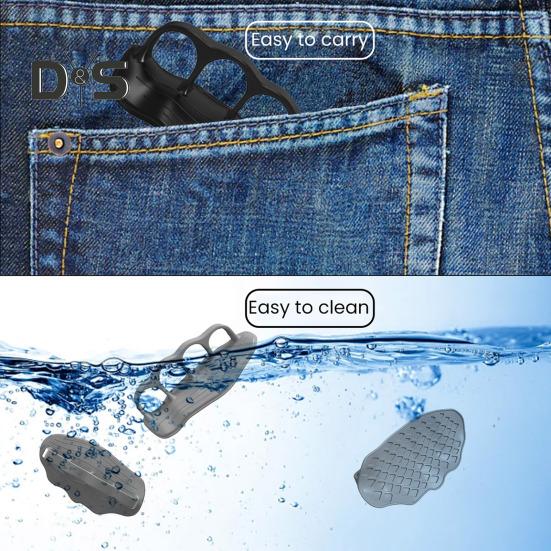 1 Çift Kavrama Güçlendirici Kaymaz Tasarım Ergonomik Uyum Yüksek Yoğunluklu Egzersizler El Kavramaları Cep Boyutu Kavrama Gücü Aleti