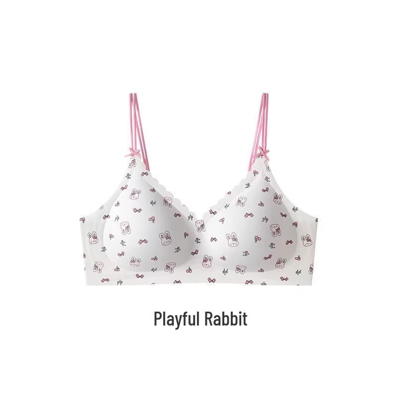 Seamless Lift-Up Bra for Small Busts with Thin Straps - Anti-Sagging & Perfect for Summer