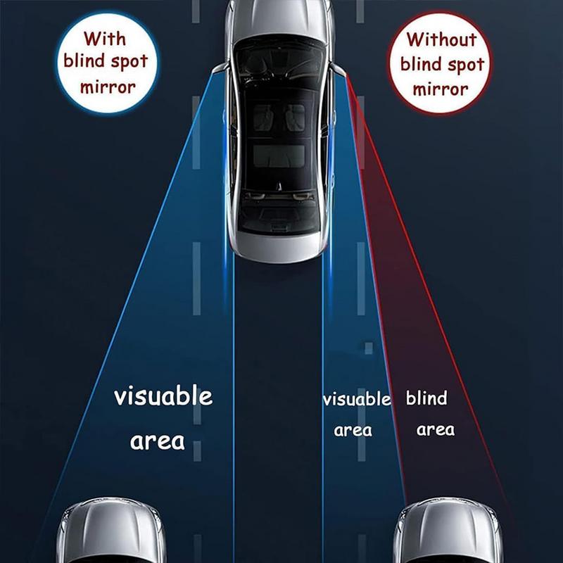 2 buc ventuză convexă pentru vedere din spate, oglindă auto, unghi larg de 360°, oglindă auxiliară pentru mers înapoi