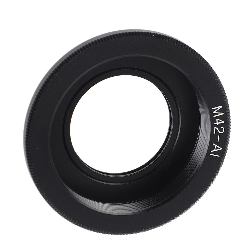 M42‑AI Lens Adapter for M42 Screw Lens To for AI Mount Camera Body Alloy Optical Glass