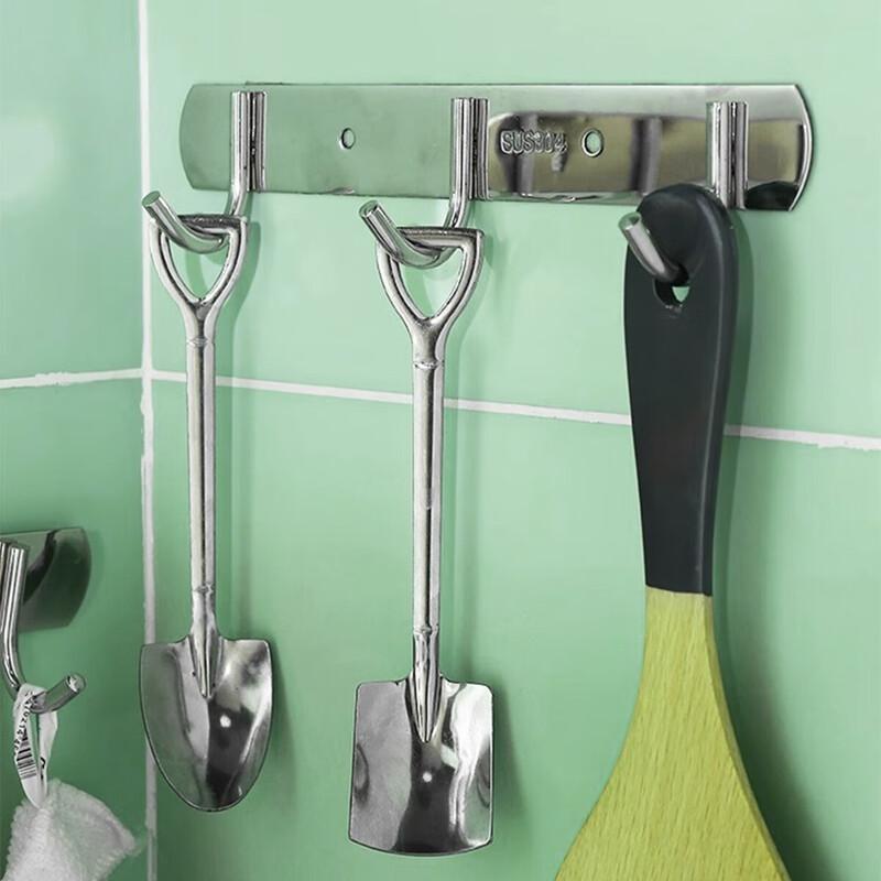 Punch-Free Adhesive Hook Rack