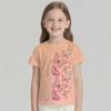 Kids T Shirt Short Sleeve Tee Gradient Butterfly Girls Clothes 5 to 6 Years Tops Tees Children's T-Shirt Round Neck Girl Blouse