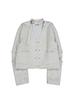 Setup-Exe Short Choker Jacket / Light Gray