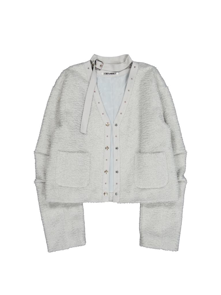 Setup-Exe Short Choker Jacket / Light Gray