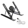 Computer Stand Laptop Holder with Cooling Fan High Stability Height Adjustable Universal Portable Notebook Laptop Bracket