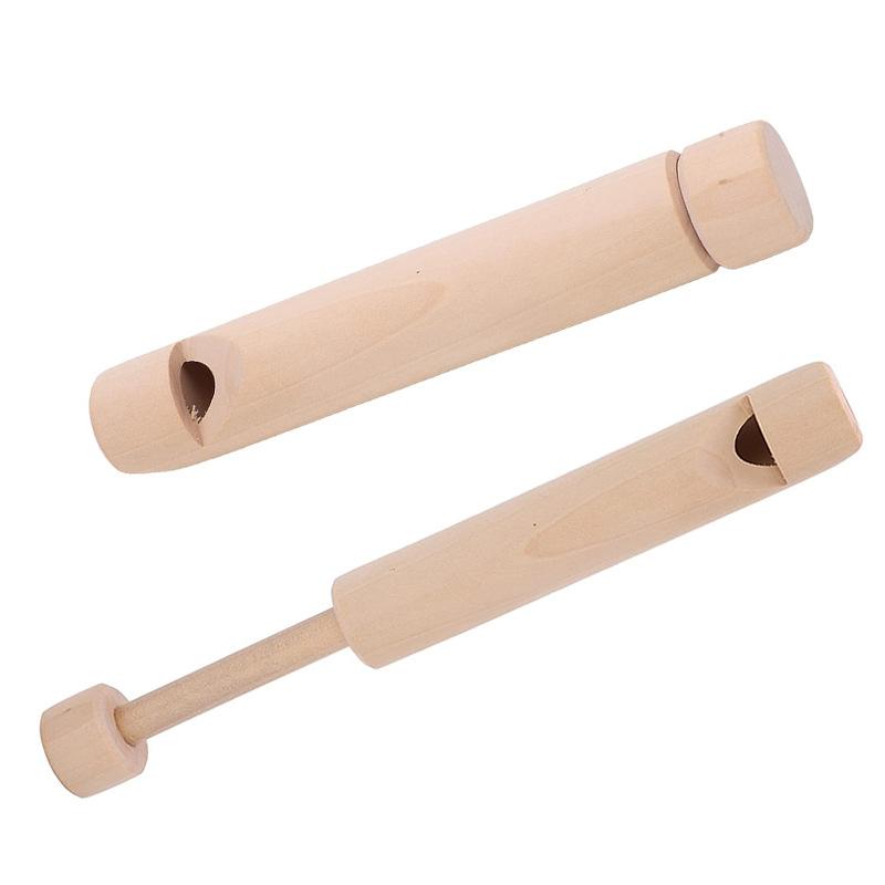 Handmade Solid Wood Bird Song Tube with Stopper, Portable Handheld Musical Tool, Ideal for Outdoor Fun & Creating Beautiful