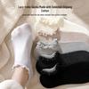 Sweet Cream Anti-slip No-show Lace Socks - Soft, Breathable Cotton for Students