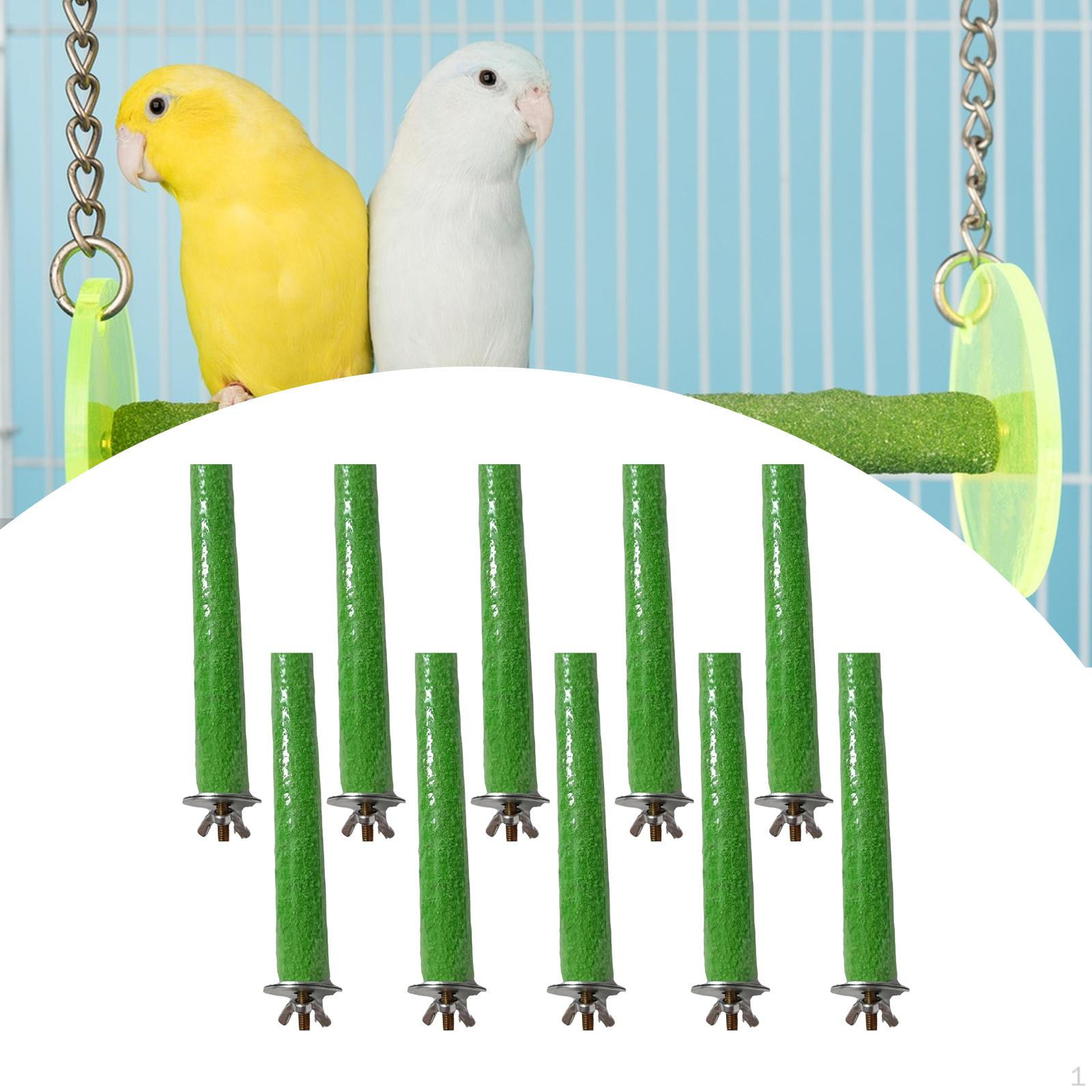 

Птичья клетка для птиц, подставка для жердочки, игрушки для упражнений на ноги, деревянные палочки для 10CM